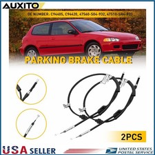 For 1994-1998 Acura Integra 1992-2000 Honda Civic Rear Parking Brake Cable N picture
