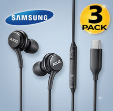 💥3 Pack💥 USB-C Earbuds Earphones Stereo Braided Cable OEM Original Samsung AKG picture