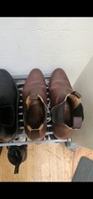 Meermin Boots 101050 Dark Brown Calf Leather UK Men Size 8 (US Size 9) picture