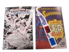 1997 DC Comics Three Dimension Adventures Superman 3D Reprint w/ Glasses Sealed picture