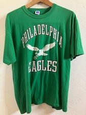 Rare Vtg Philadelphia Eagles NFL Football Green T shirt Unisex tee HN2780 picture