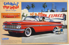Gunze Sangyo 1:32 Scale 1959 Chevrolet Impala model kit # G-169:700 picture