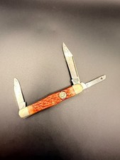 1970s Camillus Vintage 1047 Official Boy Scout Whittler 3 blade Pocket Knife picture