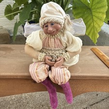 Fairy Pixie Elf Garden Flower Doll/Ornament Or Poseable Shelf Sitter  picture