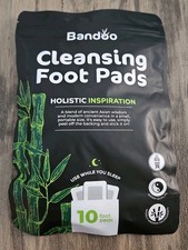 Bandoo Cleansing Foot Pads Holistic - 10 Pack NEW picture