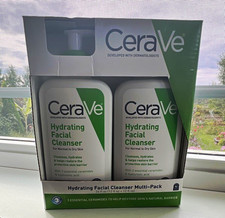 NEW CeraVe Hydrating Facial Cleanser for Normal-Dry Skin 2-Pack 24 fl oz picture