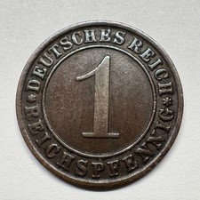 1924 Germany 1 Reichspfennig - Coin #D-073 picture
