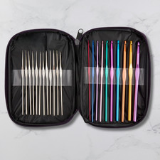 22pcs Crochet Hook Set Yarn Knitting Needles Sewing Tools DIY Crochet Craft Tool picture