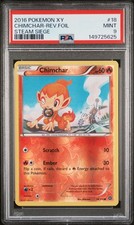 2016 Pokemon Xy Steam Siege #18 Chimchar-Rev.Foil Steam Siege PSA 9 picture