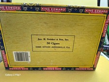 cigarbox vintage collectable, Kind Edward picture