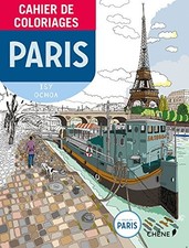 Cahier de coloriages Paris petit format (French Edition) By Isy picture