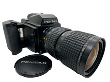 [Near MINT] Pentax 645 Film Camera + SMC A 80-160mm f4.5 MF Lens + 120 Film Back picture