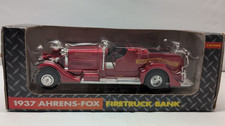 Ertl John Deere 1937 Ahrens-Fox Fire Truck Diecast Bank 1/30 Scale NIB VTG 1993 picture
