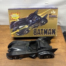 New Toybiz Batman 1989 Keaton Batmobile With Rockets And Original Box picture