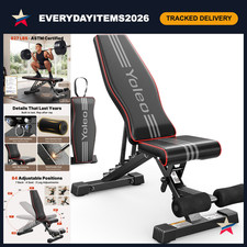 Adjustable Weight Bench - ASTM Certified, 827LBS Capacity, Foldable & Versatile picture