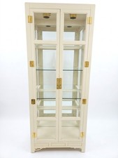 Beautiful lacquered curio, lacquered natural wood, circa 1990s, Herndon style  picture