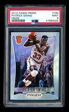 2012-13 PANINI PRIZM #184 PATRICK EWING SILVER REFRACTOR KNICKS HOF PSA 9 MINT picture