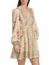 Zimmermann ROSELIGHT PLUNGE MINI DRESS $ 850 Size 1 picture