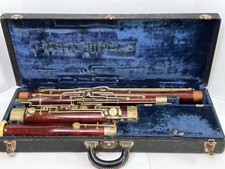 Cabart Bassoon MARKED US a Paris Made in France - Vintage Instrument with Case picture