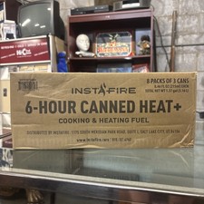 InstaFire 6 Hour Canned Safe Heat Cooking Heat Camping Survival 24 Pack Can NEW picture