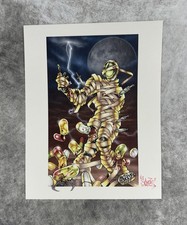 Eminem Slim Shady LP Portfolio Mummy Print Signed By Skam2 picture