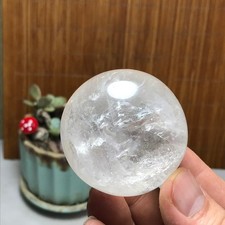 49-49-45mm NATURAL White Crystal quartz rainbow Semi-Precious specimen 146g 4336 picture