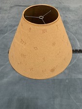 Vintage Western Parchment Lamp Shade 16” XIT IXL Cattle Brands Cowboy USA RARE picture