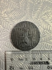 German Coin Authentic Rare WWII Era,  Holocaust Survivors Medallion picture