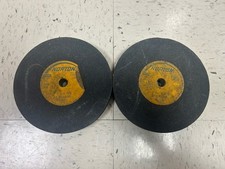 2 NOS Norton 37C100-IVK Grinding Wheels 7” x 1” x 5/8” Silicon Carbide USA picture