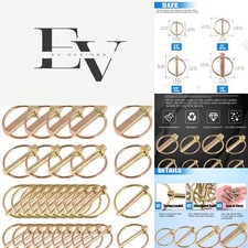 Versatile 30PC Heavy Duty Lynch Pins - Essential Kit for Vehicles & Equipment picture