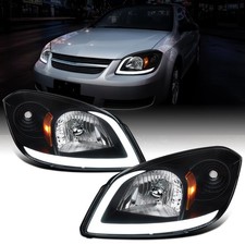- Fits 2005-2010 Chevy Cobalt LED Tube Headlights Pair picture