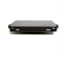 (NO BOX) Amphenol Telect C2E-01U Fiber Distribution Chassis 1RU Base 12 modules picture