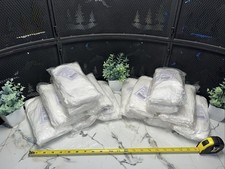 1,200 PAIRS BULK- White 97-500J Glove Liners 100% Cotton Jumbo RN67368 P1107901 picture