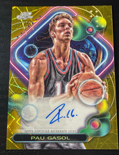 Topps Cosmic Chrome 2023-24 Pau Gasol Auto /50 Grizzlies Lakers Interstellar picture