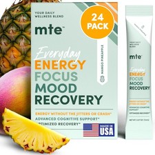 MTE Healthy Energy Drink Powder for Focus & Productivity | No Sucralose | No ... picture