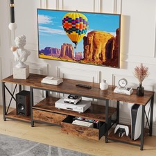 GYIIYUO TV Stand with Fabric Drawer - Entertainment Center and Industrial TV picture