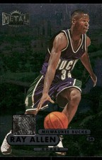 1997-98 Metal Universe Ray Allen #22 Milwaukee Bucks picture
