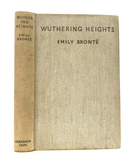 1934- Emily Bronte- WUTHERING HEIGHTS- Cloth Binding- Classic Novel- Vintage picture