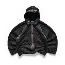 VINTAGE A/W 2007 Stone Island Quilted Hooded Inner Liner Jacket Black Size L picture