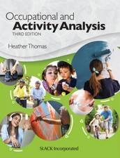 Occupational and Activity Analysis - Paperback - VERY GOOD picture