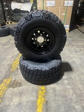 TWO 22x10-10 Rear Wheels 4 LUG ZTR Mower Toro, Cub Cadet, Husqvarna, Bad Boy picture