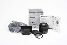 Panasonic Leica DG Summilux 25mm f1.4 II ASPH Micro 4/3 Lens, Mint, Boxed picture