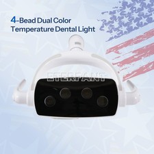 4 LED Dual Color Temperature Dentist Touch Induction Dental Unit Chair Oral Lamp picture