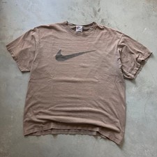 Vintage 90’s Nike Big Center Swoosh Logo Tonal Classic Retro T-shirt Size XL picture