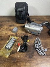 Sony DCR-DVD405 Handycam DVD Camcorder Bundle Case Remote Battery Tested picture