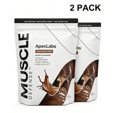 2 Pack New Apex Labs Muscle Defense Chocolate Flavor- 8.57 OZ - EXP 20277L picture