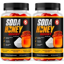 Soda Honey Boost Gummy Advanced Formula Daily Dietary Supplement 120 Gummies picture
