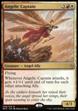 Magic the Gathering MTG Angelic Captain (208) Battle for Zendikar   LP picture