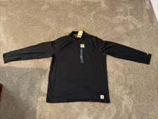 Vintage Carhartt 1/4 Zip Pullover Force Shirt. New With Tags. picture