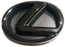 FITS LEXUS GX460 EMBLEM PEARL BLACK FRONT GRILLE 2014 2015 2016 2017 2018 19 20 picture